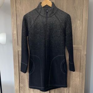 Dakini Black and Gray Women's Wool Blend Jacket Size Small